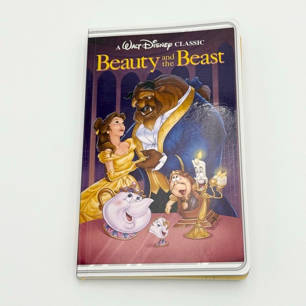 Disney Parks Exclusive Beauty and the Beast VHS Notebook Journal